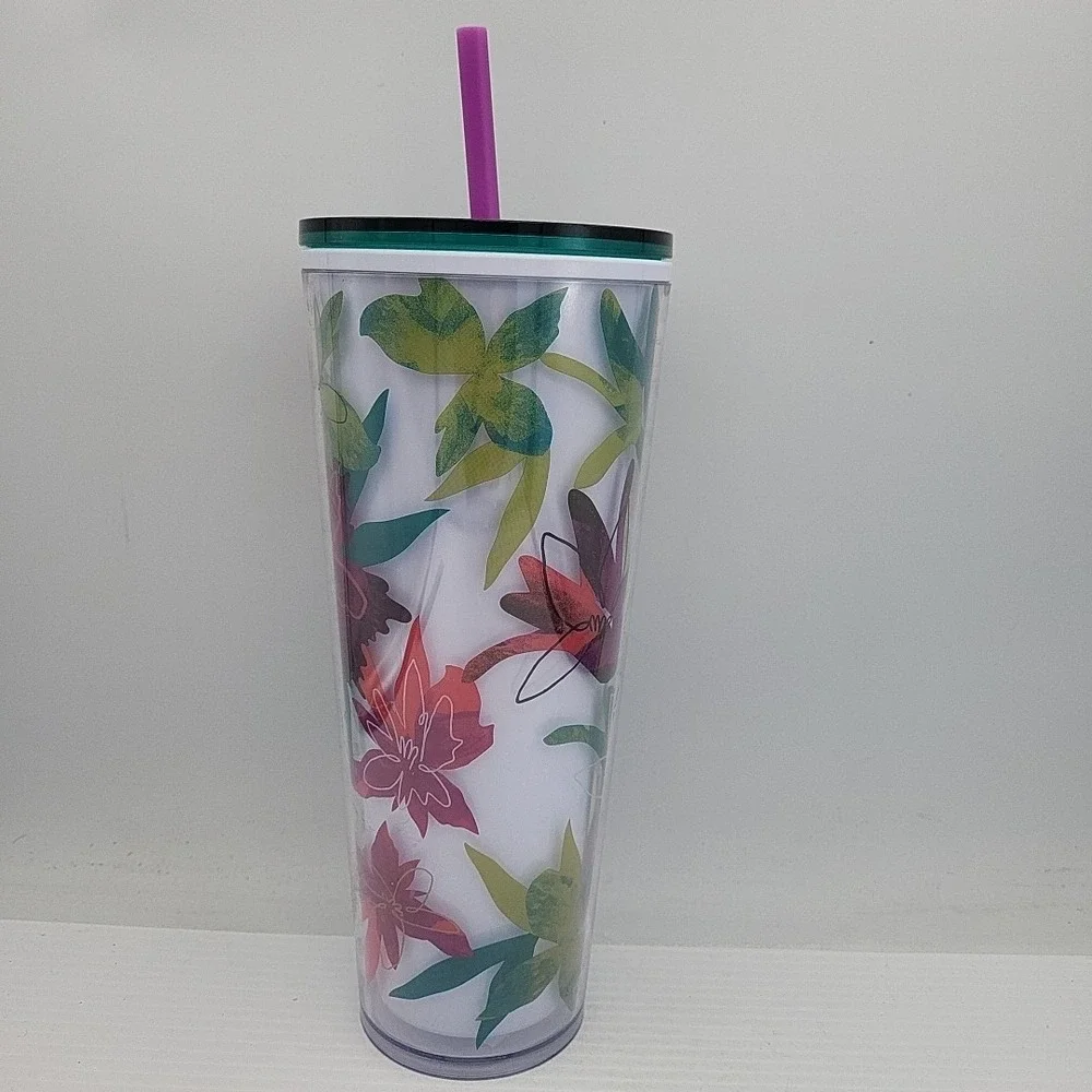 Floral 24 oz‎ Starbucks Tumbler